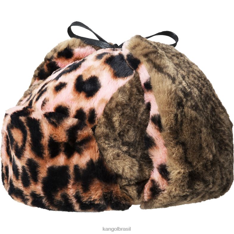 chapelaria | Kangol unissex pepto/mogno caçador de peles selvagens Z4880839