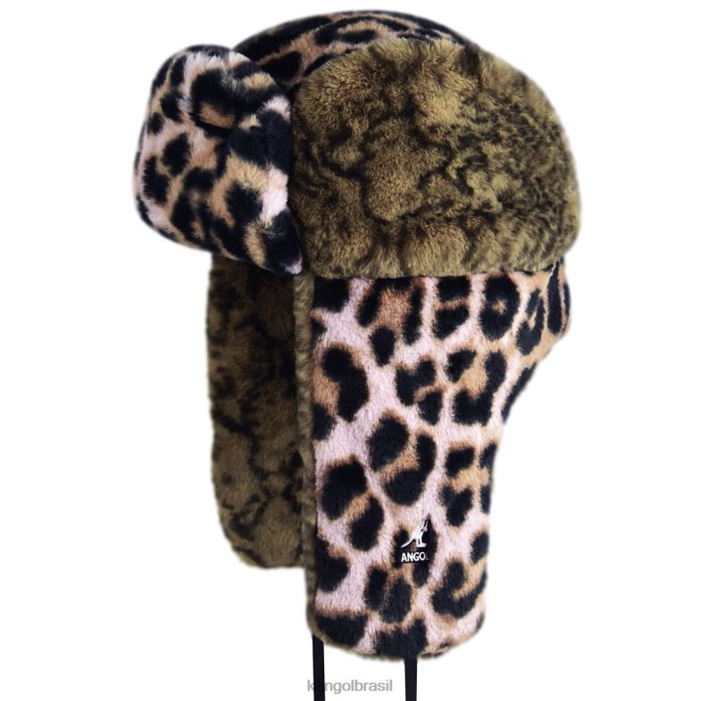 chapelaria | Kangol unissex pepto/mogno caçador de peles selvagens Z4880839