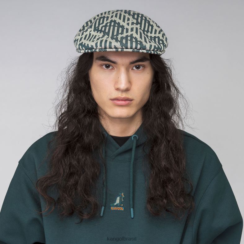 chapelaria | Kangol unissex pinho/níquel escalas caindo 504 Z488045