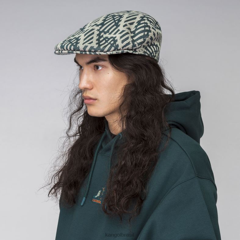 chapelaria | Kangol unissex pinho/níquel escalas caindo 504 Z488045