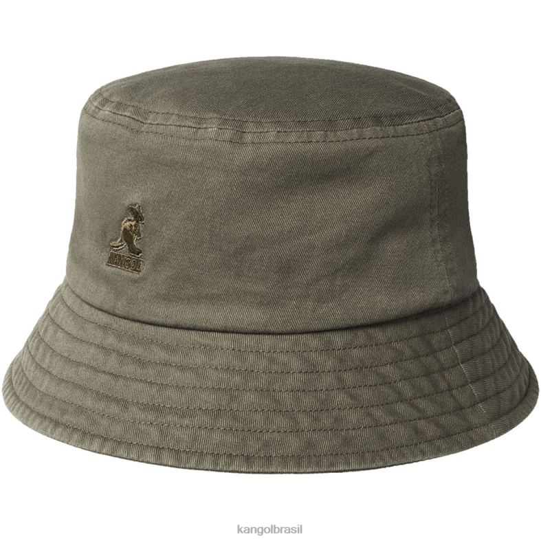 chapelaria | Kangol unissex poluição chapéu balde lavado Z4880582