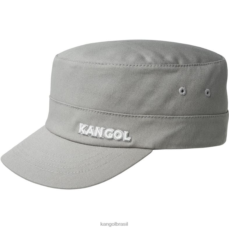 chapelaria | Kangol unissex prata boné do exército de sarja de algodão Z4880265