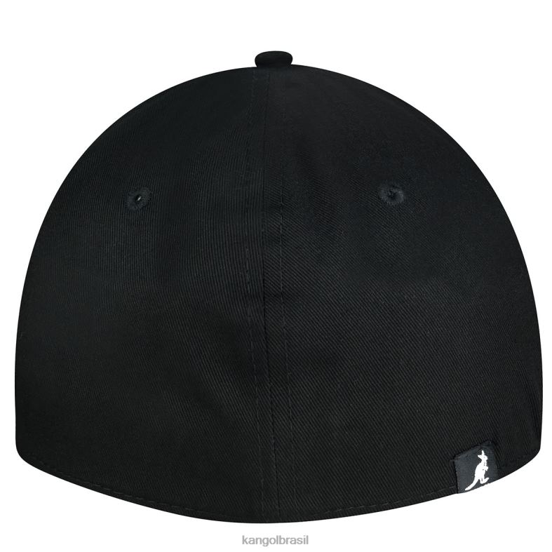 chapelaria | Kangol unissex preto 38-83 beisebol elástico ajustado Z4880364