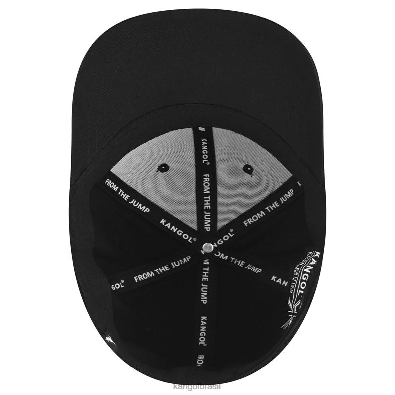 chapelaria | Kangol unissex preto 38-83 beisebol elástico ajustado Z4880364
