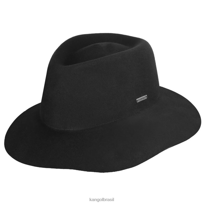 chapelaria | Kangol unissex preto Barclay Trilby Z4880899