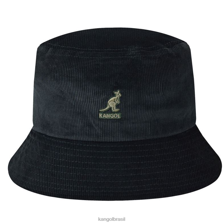 chapelaria | Kangol unissex preto balde de corda Z4880723