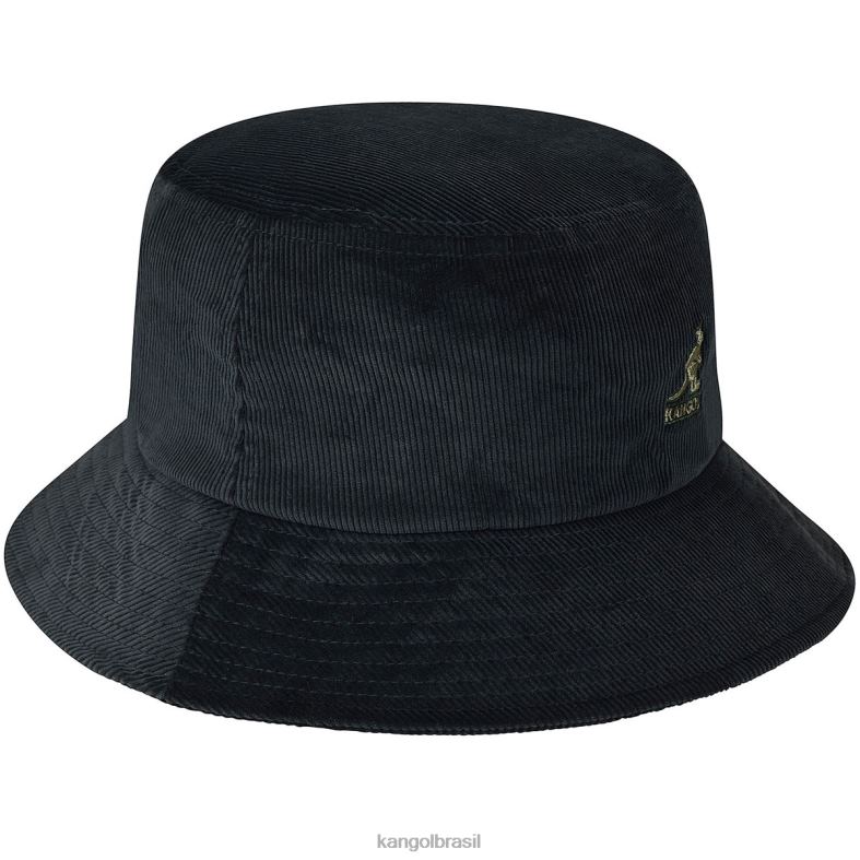chapelaria | Kangol unissex preto balde de corda Z4880723