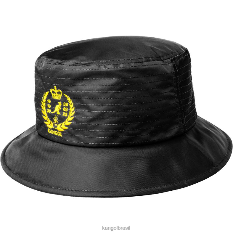 chapelaria | Kangol unissex preto balde de lazer real Z4880449