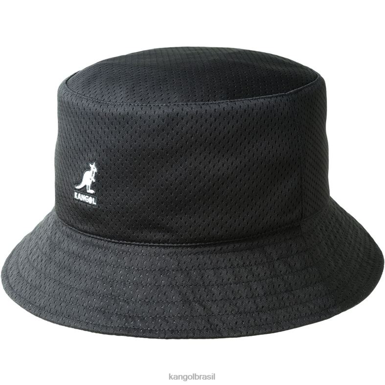 chapelaria | Kangol unissex preto balde de máscara de coordenadas Z4880667