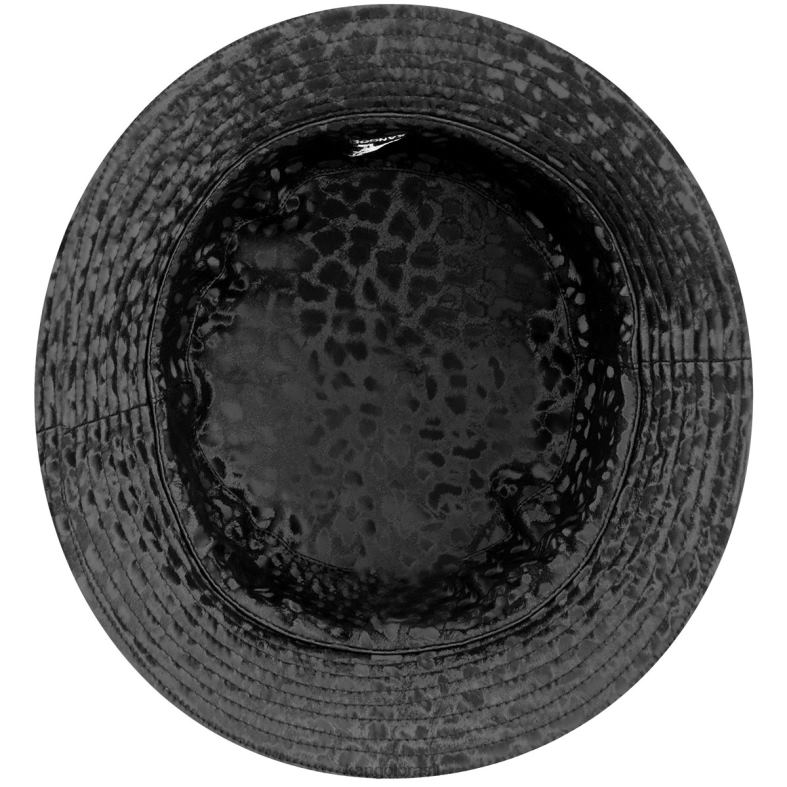 chapelaria | Kangol unissex preto balde reversível em relevo Z4880674