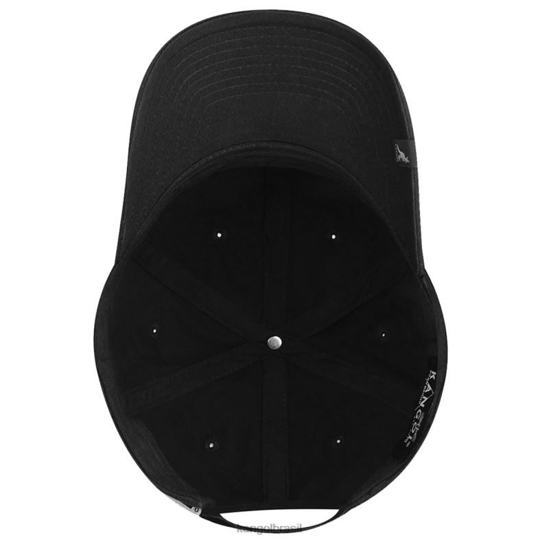 chapelaria | Kangol unissex preto beisebol ajustável de algodão Z4880332