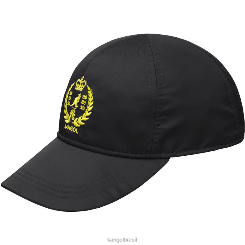 chapelaria | Kangol unissex preto beisebol de lazer real Z4880294