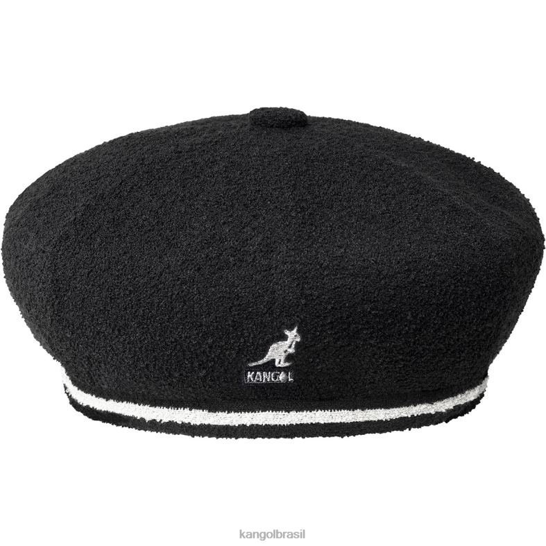 chapelaria | Kangol unissex preto boina bermuda jax bicolor Z4880400