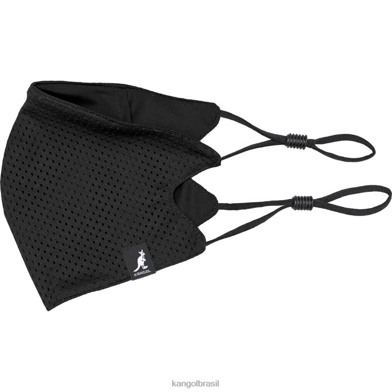chapelaria | Kangol unissex preto boina de máscara de coordenadas Z4880419