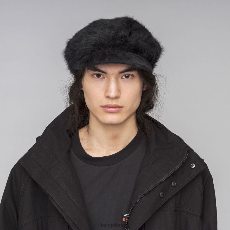 chapelaria | Kangol unissex preto boné de maçã furgora Z4880881