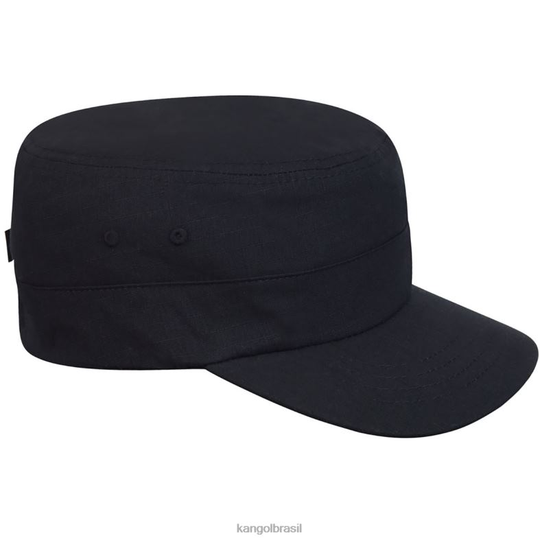 chapelaria | Kangol unissex preto boné do exército ripstop Z4880267