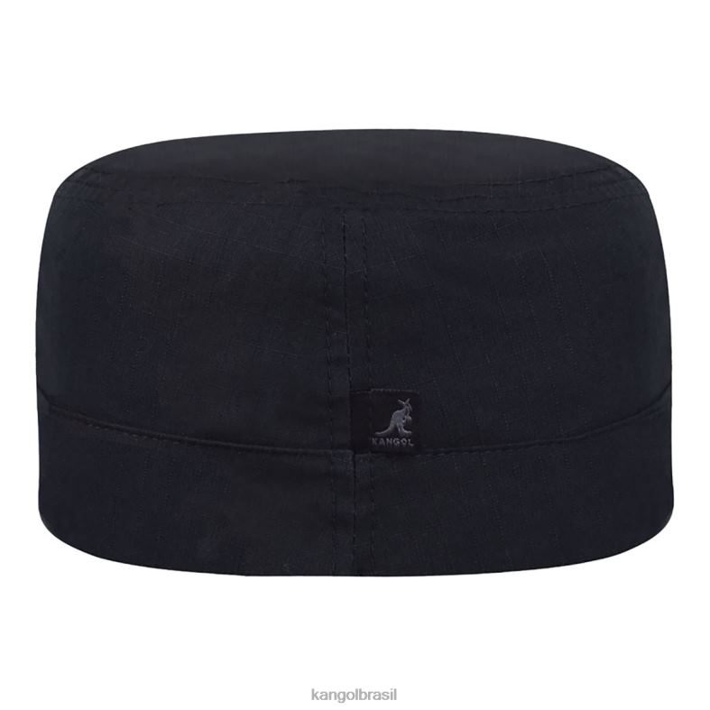 chapelaria | Kangol unissex preto boné do exército ripstop Z4880267