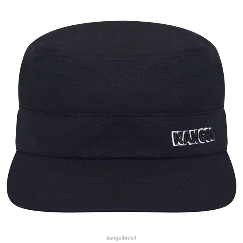 chapelaria | Kangol unissex preto boné do exército ripstop Z4880267