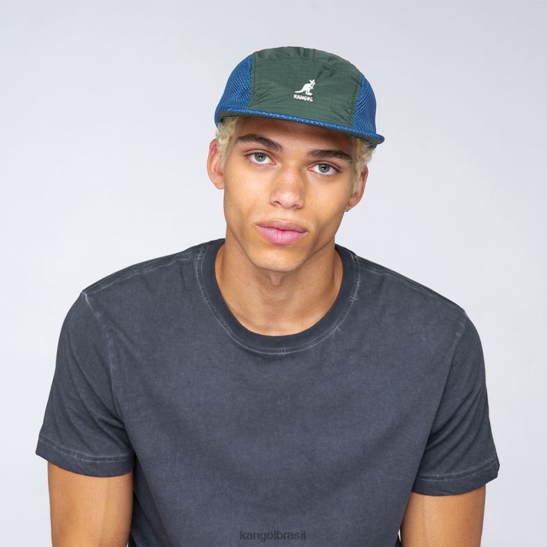 chapelaria | Kangol unissex preto boné esportivo com 5 painéis Z4880354