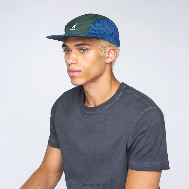 chapelaria | Kangol unissex preto boné esportivo com 5 painéis Z4880354