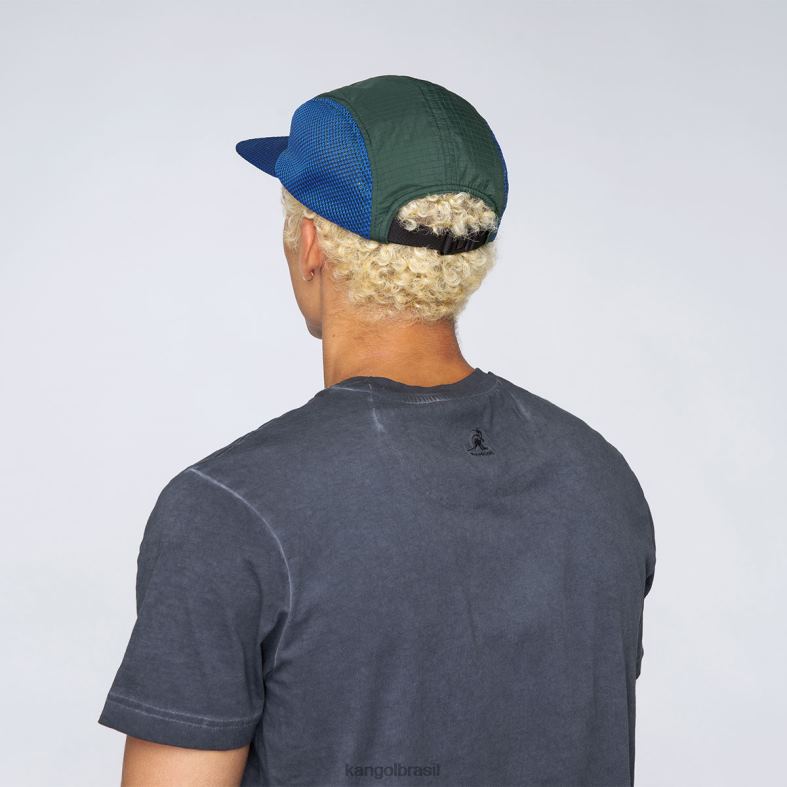 chapelaria | Kangol unissex preto boné esportivo com 5 painéis Z4880354