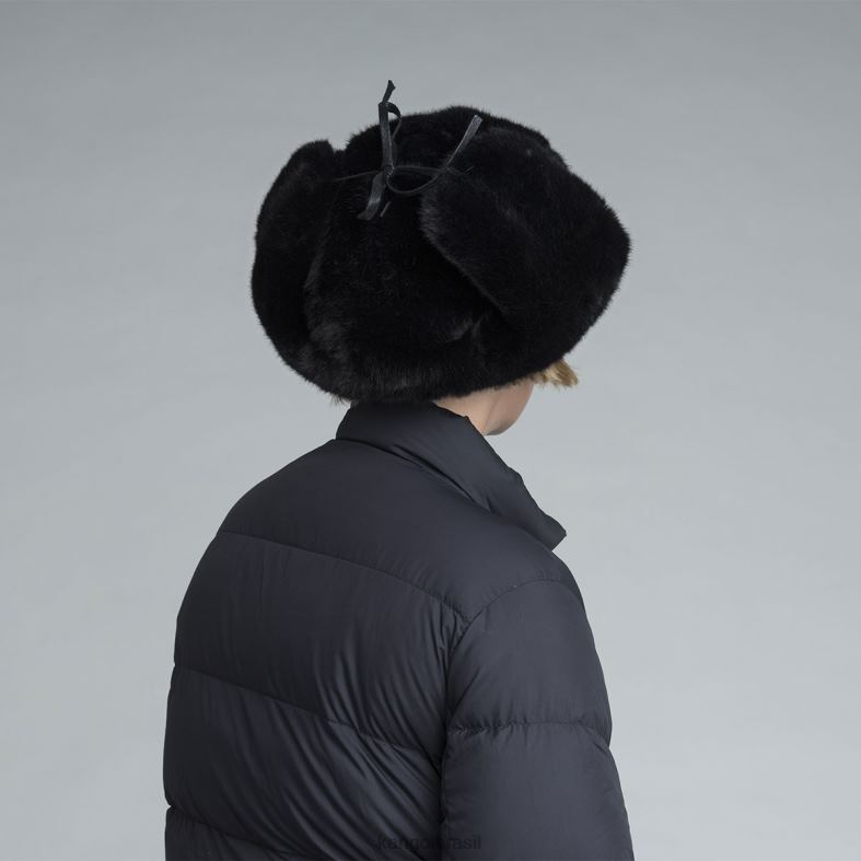 chapelaria | Kangol unissex preto caçador de pele falsa Z4880861