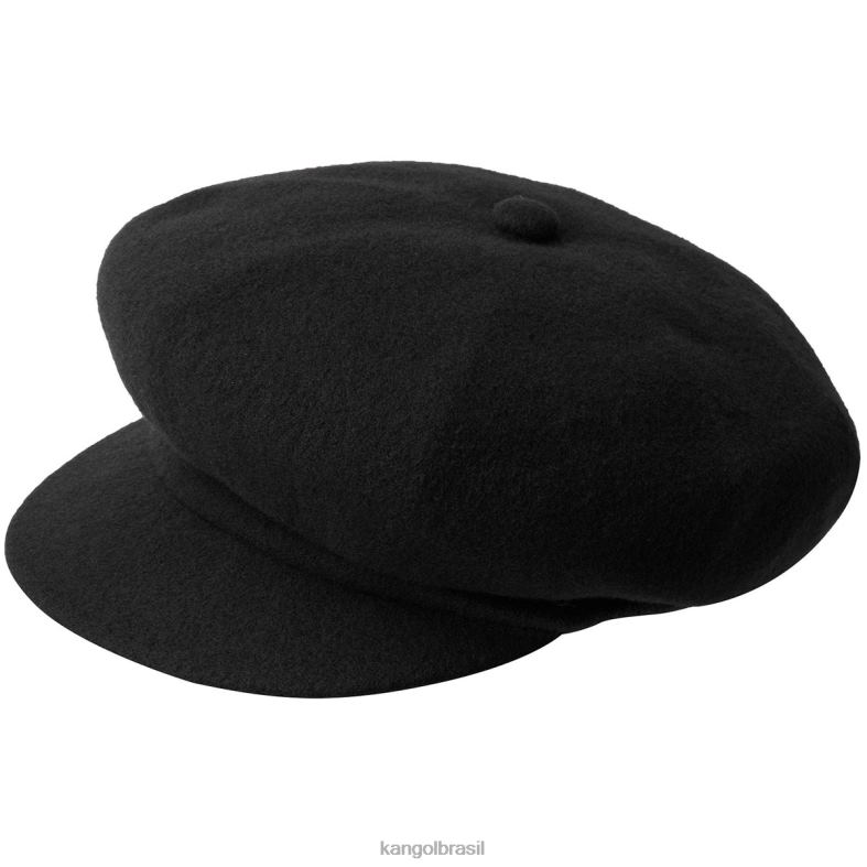 chapelaria | Kangol unissex preto cabeça de lã Z4880892