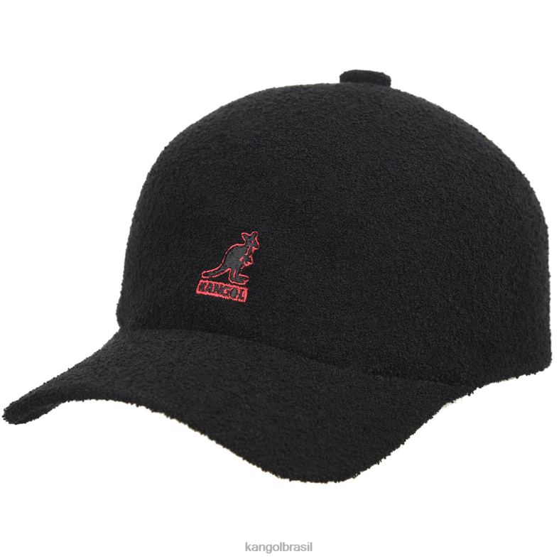 chapelaria | Kangol unissex preto calota elástica bermuda Z4880872