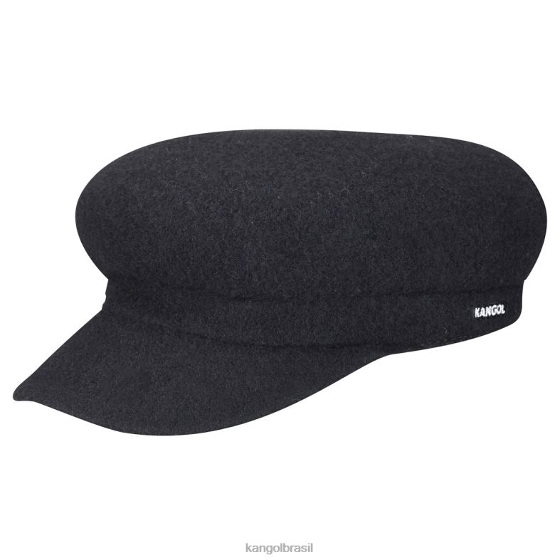 chapelaria | Kangol unissex preto campo de lã Z4880931