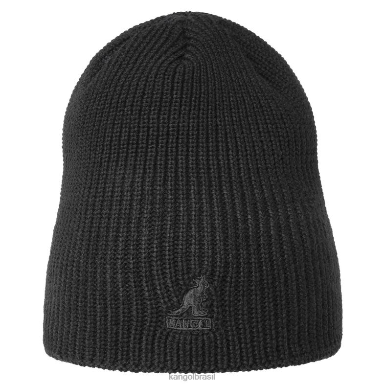 chapelaria | Kangol unissex preto cardeal gorro de 2 vias Z4880862