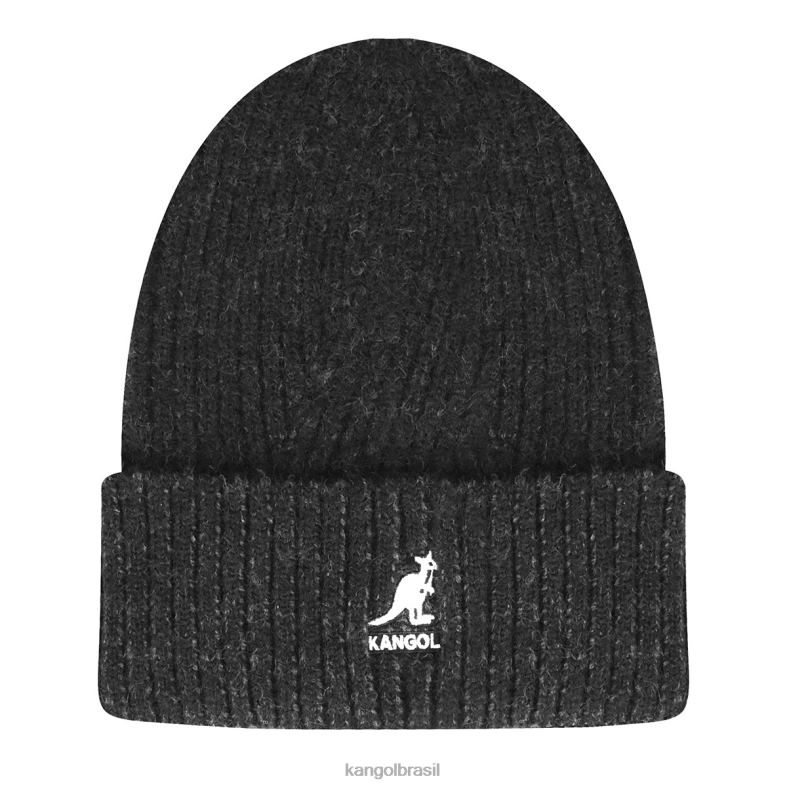 chapelaria | Kangol unissex preto/cinza escuro pull-on de punho de 2 tons Z4880835