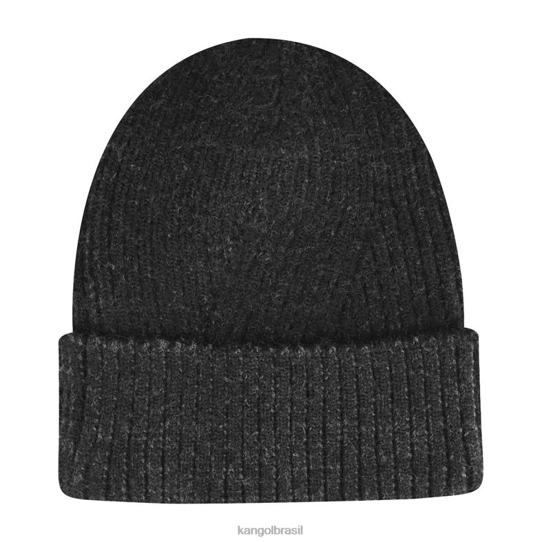 chapelaria | Kangol unissex preto/cinza escuro pull-on de punho de 2 tons Z4880835