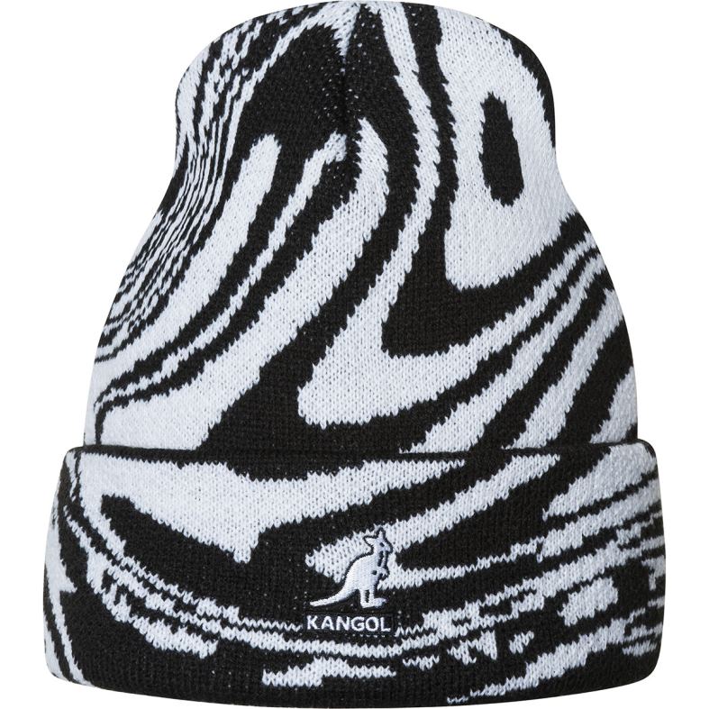 chapelaria | Kangol unissex preto/creme liquefazer gorro Z4880814