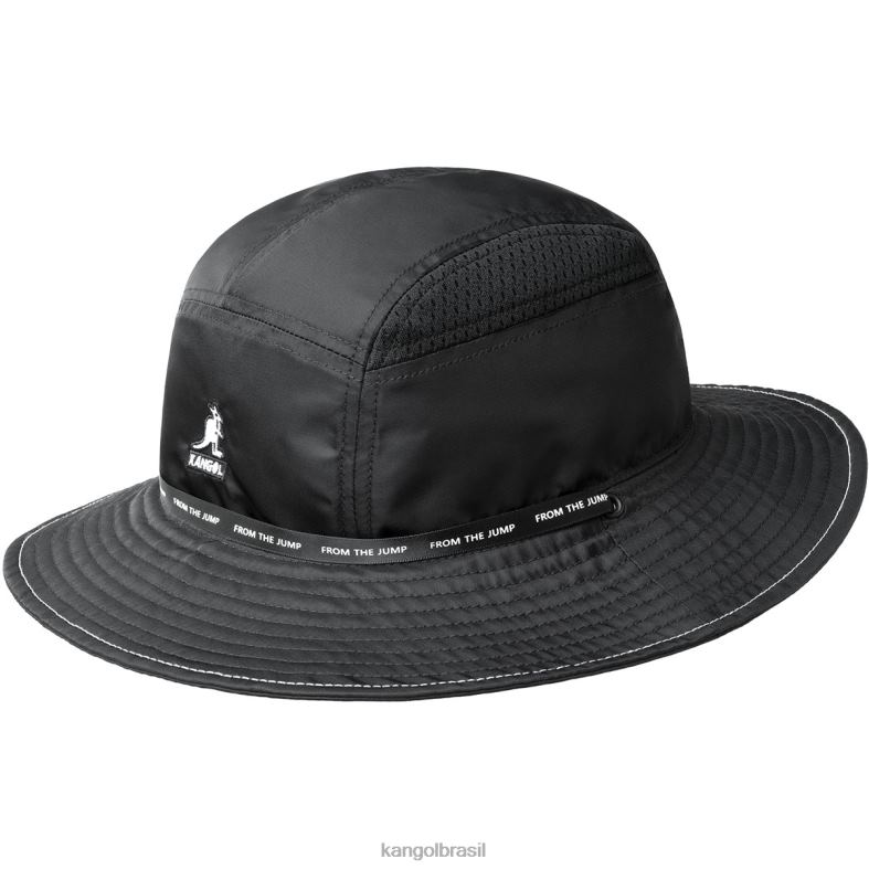 chapelaria | Kangol unissex preto do balde de salto Z4880671