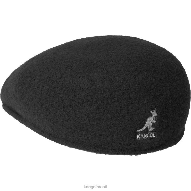 chapelaria | Kangol unissex preto eua woollux 504 - edição limitada Z4880111