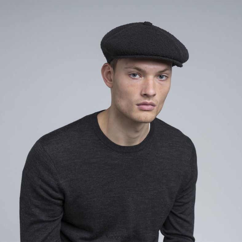 chapelaria | Kangol unissex preto galáxia de lã fervida Z4880781