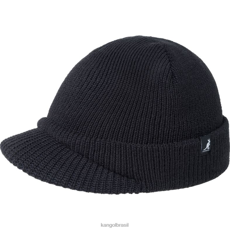 chapelaria | Kangol unissex preto gorro pico fatiado Z4880827
