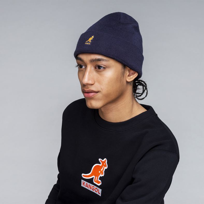chapelaria | Kangol unissex preto gorro rev listrado Z4880809