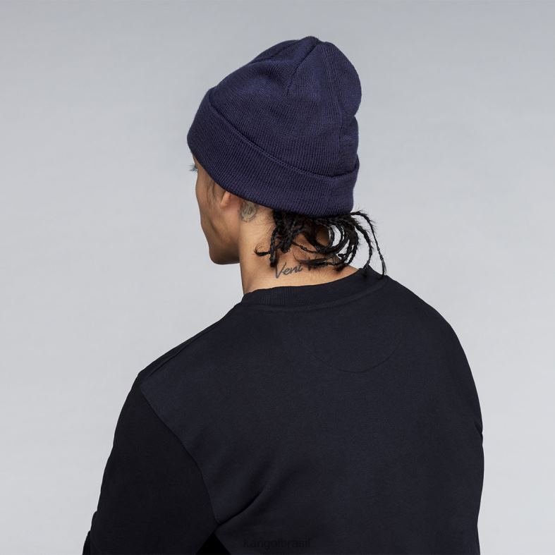 chapelaria | Kangol unissex preto gorro rev listrado Z4880809