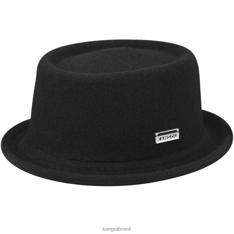 chapelaria | Kangol unissex preto lã mowbray Z4880798