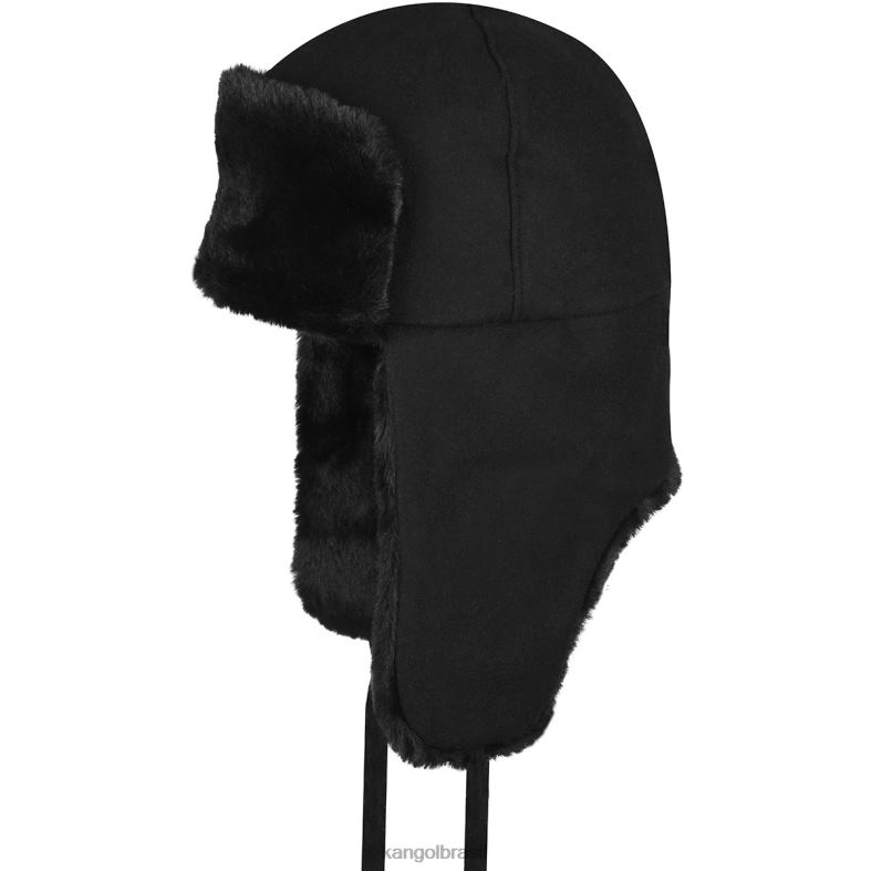 chapelaria | Kangol unissex preto lã ushanka Z4880851