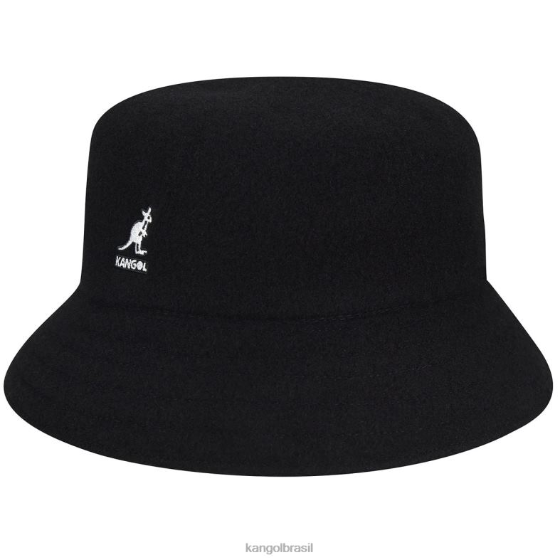 chapelaria | Kangol unissex preto lahinch de lã Z4880690