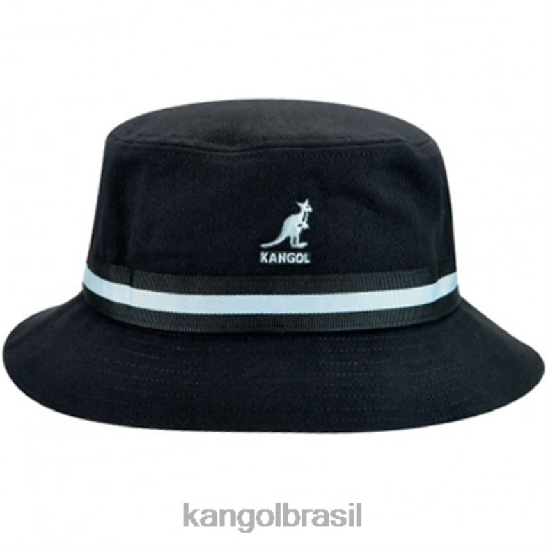 chapelaria | Kangol unissex preto listra lahinch Z4880527