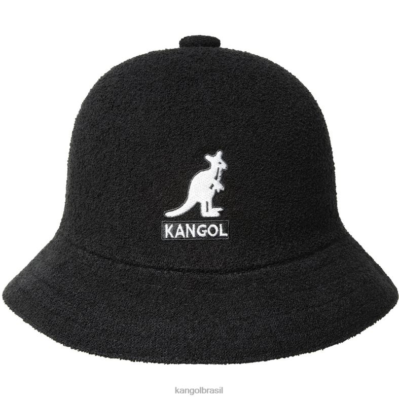 chapelaria | Kangol unissex preto logotipo grande casual Z4880520