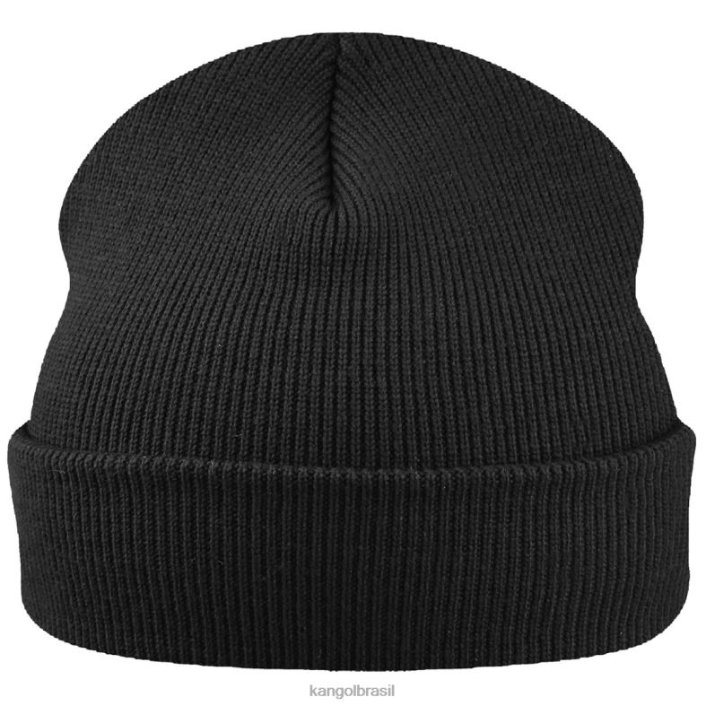 chapelaria | Kangol unissex preto manguito de acrílico puxar Z4880840