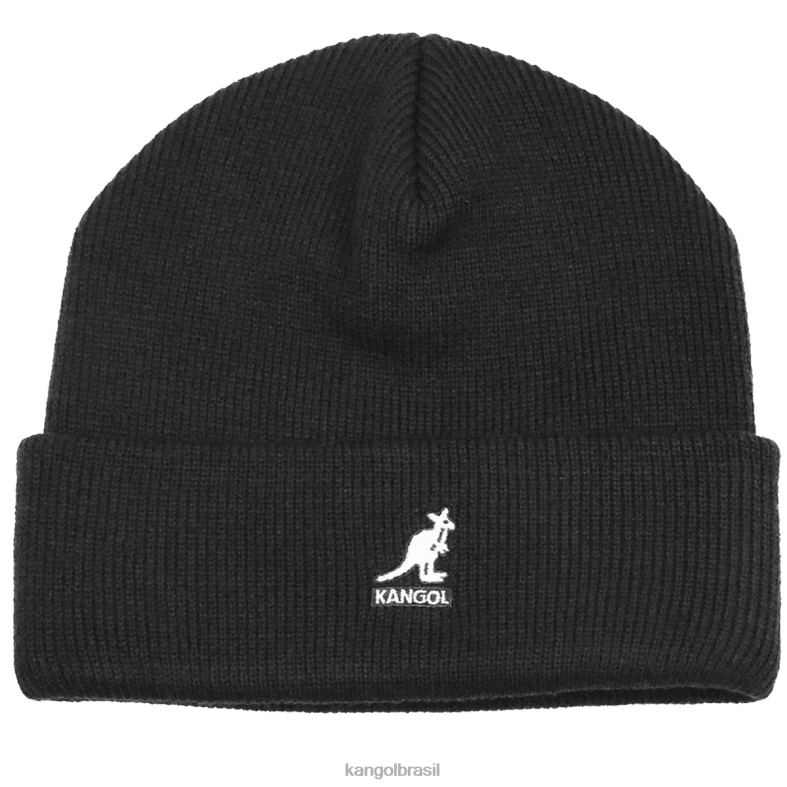 chapelaria | Kangol unissex preto manguito de acrílico puxar Z4880840