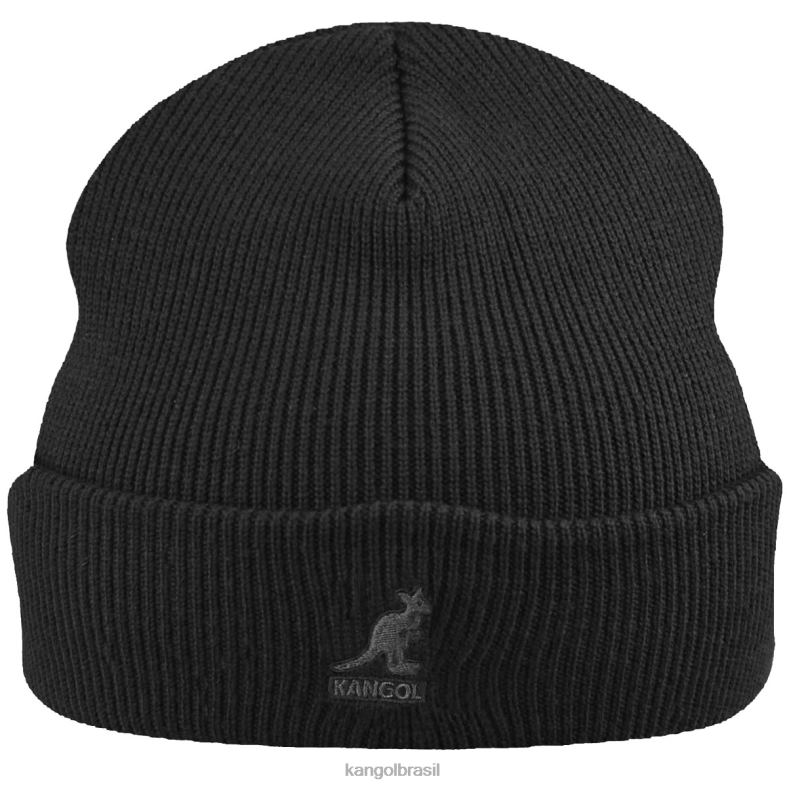 chapelaria | Kangol unissex preto manguito de acrílico puxar Z4880841