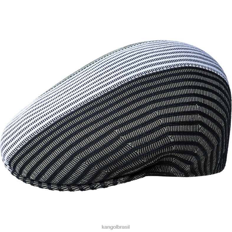 chapelaria | Kangol unissex preto multi costela tritone 504 Z488098