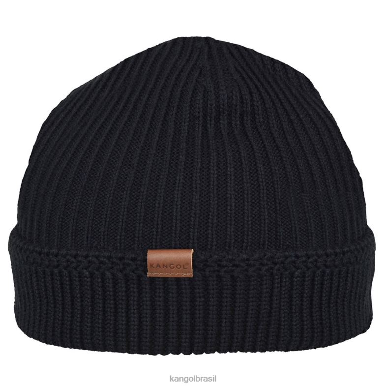 chapelaria | Kangol unissex preto puxão de punho totalmente formado pelo esquadrão Z4880822