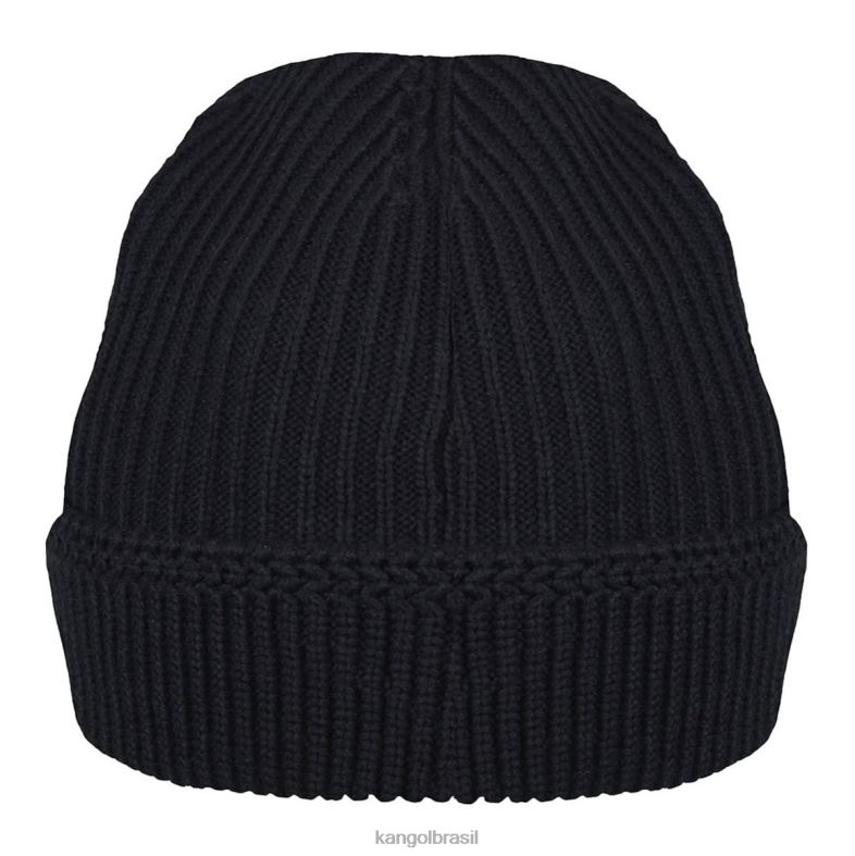 chapelaria | Kangol unissex preto puxão de punho totalmente formado pelo esquadrão Z4880822
